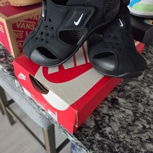Nike Kids Black Sandals
